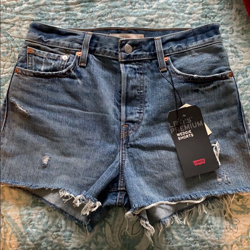 Denim shorts